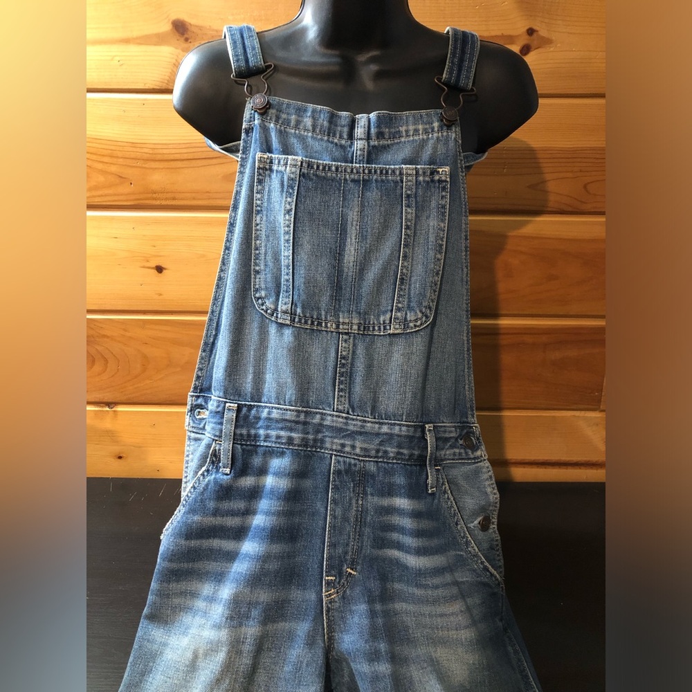 Vintage Abercrombie and fitch Blue Denim Overalls